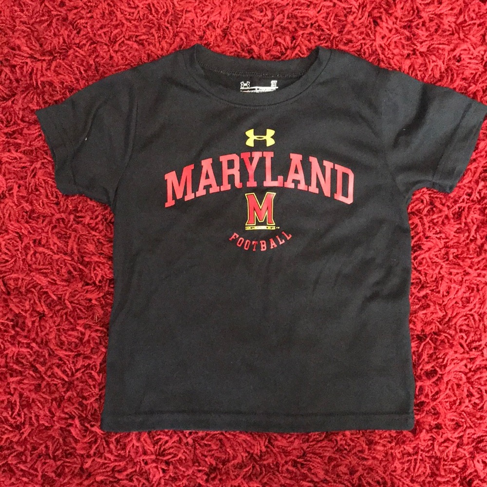 Boys Under Armour Maryland Football Heatgear Tee